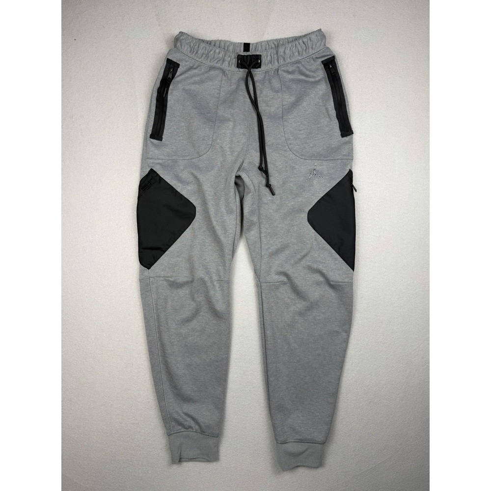 Nike Jordan Jumpman Dri-Fit Sport Air Statement Pants Mens M Gray Black